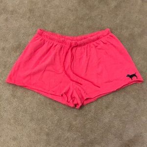 Pink cotton shorts